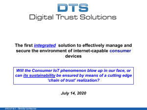 DTS IoT introduction July 14, 2020