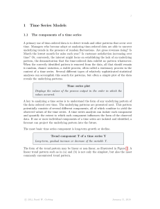 COMPONENT OF TIME SERIES