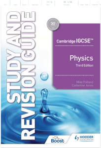 Cambridge IGCSE(tm) Physics Study and Revision Guide Third Edition (Catherine Jones, Mike Folland) (Z-Library)