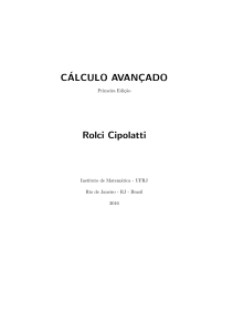 Rolci Cipolatti - Cálculo Avançado (2016)