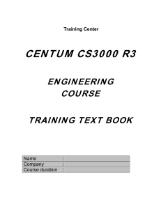 YOKOGAWA CENTUM CS 3000 DCS Training Cou