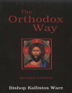 The Orthodox Way (Kallistos Ware)