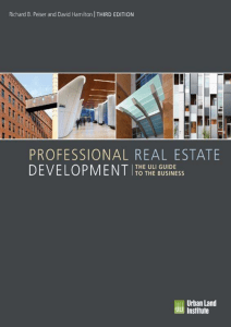 08 - BOOK - Professional Real Estate Development - Richard B Peiser (3rd Edition - 2019)