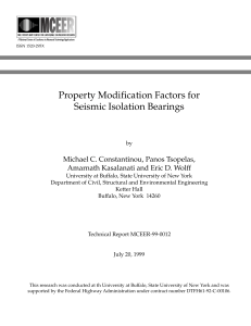 Porperty Modification Factors - Constantinou