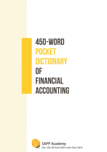 [SAPP] 450 Word Dictionary Of Financial Accounting