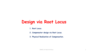 design via root locus