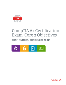 CompTIA A Plus -220-1002-exam-objectives