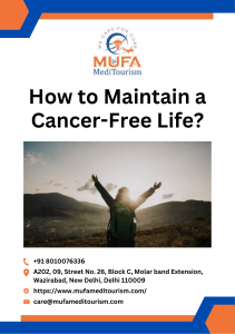 How to Maintain a Cancer-Free Life?