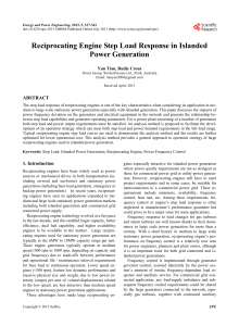 [Yun Tian, Rudie Crous] - Reciprocating Engine Step Load Response in Islanded Power Generation 2013