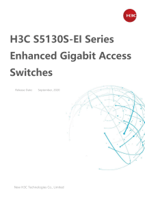 Data Sheet H3C S5130S-EI Series