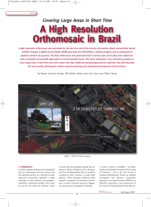 A High Resolution Orthomosaic in Brazil