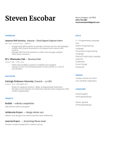 Resume(StevenEscobar)