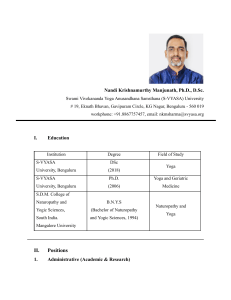 Detailed CV-Dr. Manjunath N K 