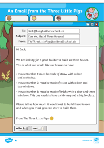 An Email From The Three Little Pigs Differentiated Reading Comprehension Activity