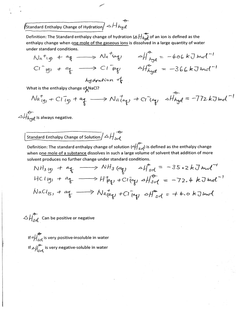 23 - Chemical energetics