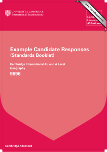 9696 Geography Example Candidate Responses 2011 WEB