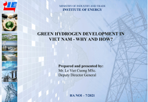 Green-Hydrogen-Development-in-Vietnam -072021