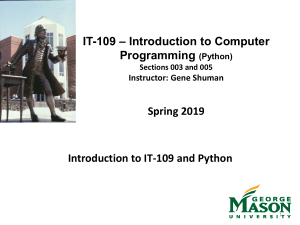 2019 01 23 Meeting 01 Slides   Introduction to Python.pdf