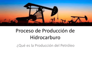 Proceso de Producción de Hidrocarburo
