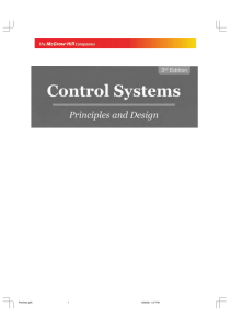 Control Systems Principles and Design M.Gopal 3rd edition
