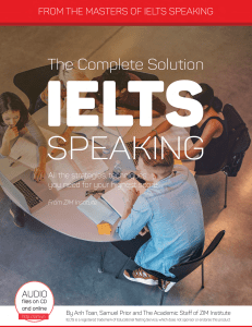 the complete solution for ielts speaking test