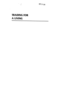Trading For A Living - Psychology Trading Tactics Money Management - Alexander Elder (1993) A213