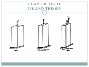 Chapter 8 Column theory