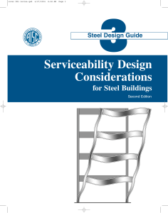 Design Guide 3 Serviceability Design Considerations for Steel Buildings (Second Edition)