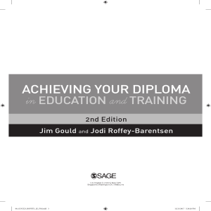 ACHIVE YOUR DIPLOMA IN EDUCATION AND TRAINING