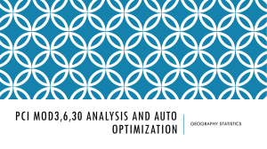 PCI Mod3-6-30 Analysis and auto optimization