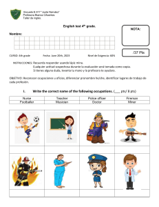 Prueba de junio 4th grade 2023