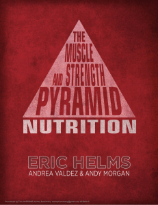 The Muscle and Strength Nutrition Pyramid v1.0