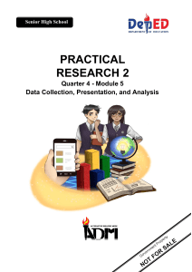 Practical Research 2: Data Collection & Analysis Module