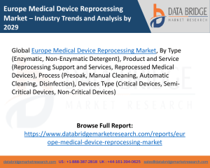 Europe Medical Device Reprocessing Market
