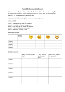 Occupational Therapy Group Evaluation Form