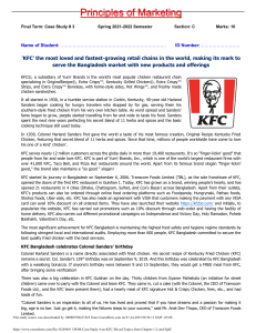 POM Case Study 4 on KFC  Mixed Topics from Chapter 1  2  and 5 .pdf