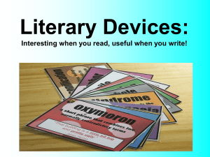 literary devices powerpoint ppt pptx