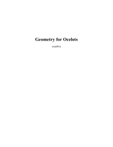 Geometry for ocelots