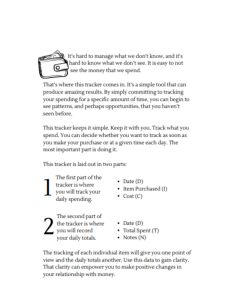 Money Keeper Worksheet