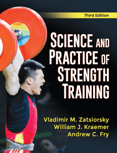 Science And Practice Of Strength Training