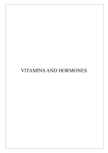 VITAMINS AND HORMONES