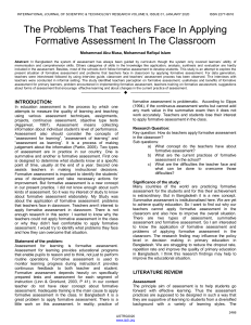 The-Problems-That-Teachers-Face-In-Applying-Formative-Assessment-In-The-Classroom