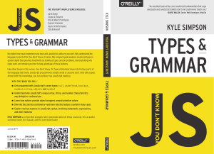 You Don t Know JS - 06 Types & Grammar (2015)