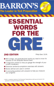 Essential Words for the GRE  Your Vocabulary for Success on the GRE General Test ( PDFDrive ) (1)