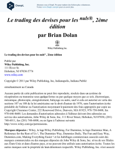 Currency Trading For Dummies VRAI -1 fr