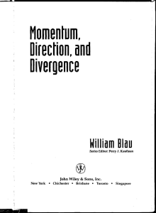 William Blau - Momentum, Direction and Divergence