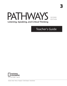 Pathways 3 Listening&Speaking