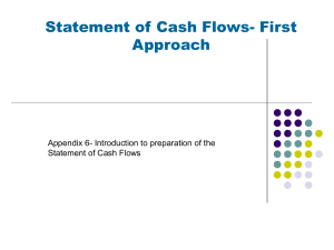 Cash flow statement-short