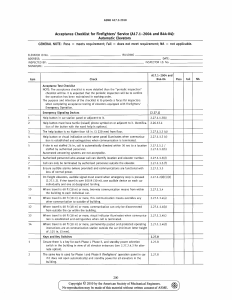 asme.a17.2.2010 Elevator Inspection Checklist