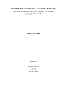 Final Terminal Report - IJBPerez